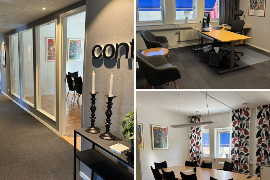 Kontorslokaler för uthyrning.